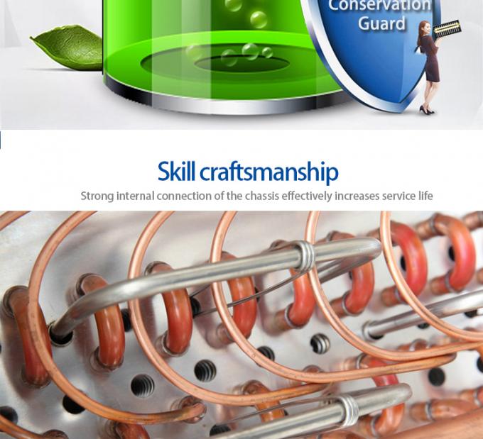 Types moyens élevés bâti de basse température de vaporisateurs de pièce fraîche de l'aluminium SPBE043D de fenêtre 4