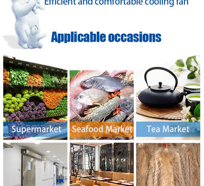 Types moyens élevés bâti de basse température de vaporisateurs de pièce fraîche de l'aluminium SPBE043D de fenêtre 6