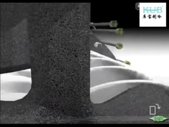 Le réfrigérant est montré à l'intérieur du compresseur