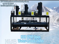 Chiller à refroidissement à eau à ouverture de 3HP+5HP+10HP