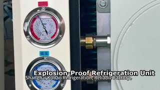 KUB1000 ZB58KQE Unité de réfrigération industrielle antidéflagrante | Refroidisseur de boîte refroidi par air avec double ventilateur
