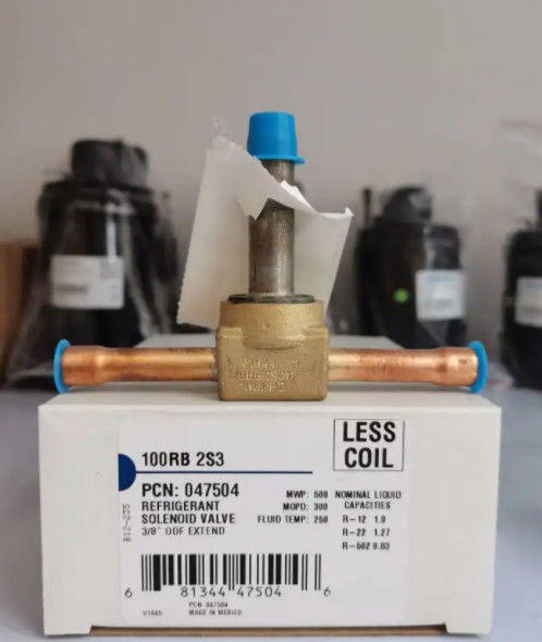 Ventilateur solénoïde à double sens de haute qualité 100RB 2S3 Ventilateur solénoïde normalement fermé Régulateur r22 Ventilateur solénoïde/Ventilateur solénoïde 15 bar réfrigération