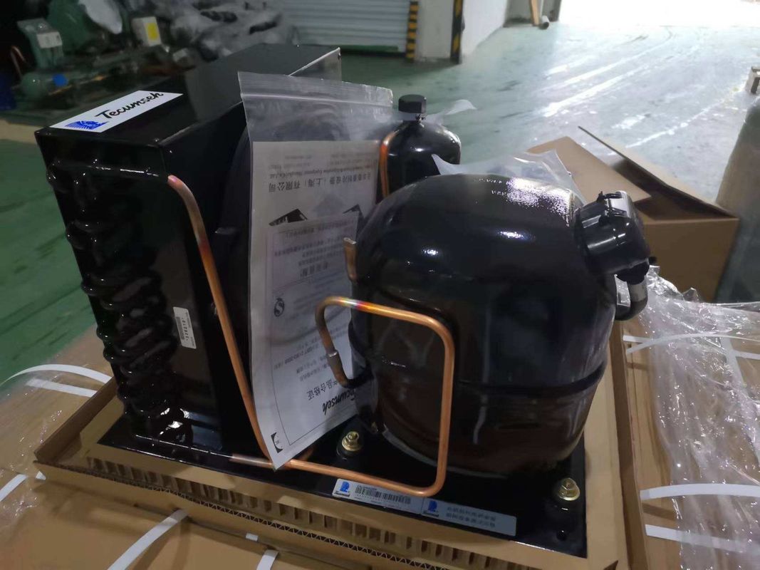 CAJ2446ZBR Compresseur Tecumseh 1 ch Unité de condensation 220V ac Unité de condensation R404A Unités de condensation congélateur