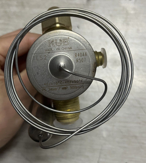 TES2 Fabriqué en Chine KUB marque R404A soupape de réfrigération d'expansion de réfrigérant prix soupape d'expansion thermique