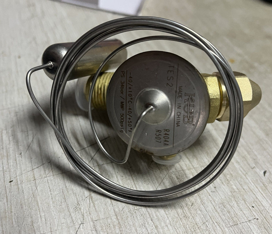 TES2 Fabriqué en Chine KUB marque R404A soupape de réfrigération d'expansion de réfrigérant prix soupape d'expansion thermique