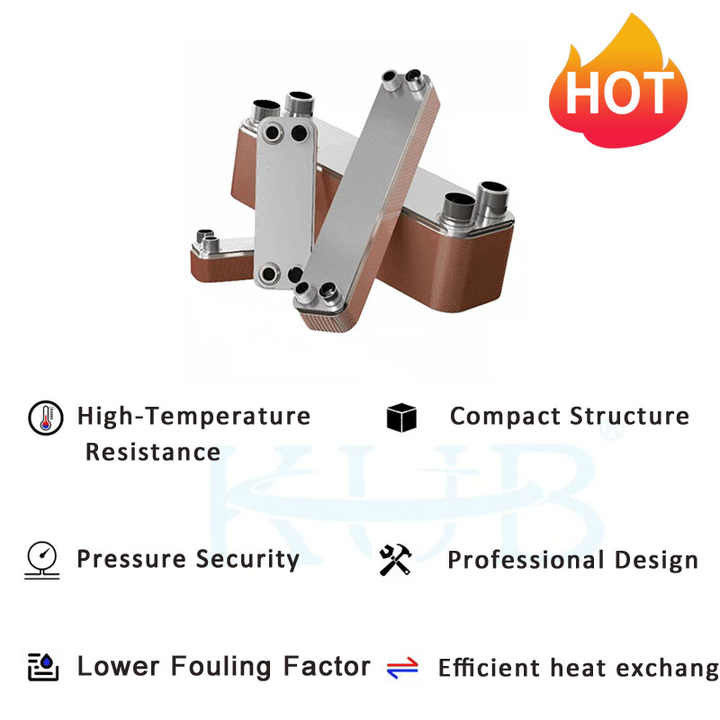 B3-50-48D Prix bon marché 10HP échangeur de chaleur évaporateur cuivre / acier inoxydable 304/316 échangeur de chaleur à plaque brasée fabricant