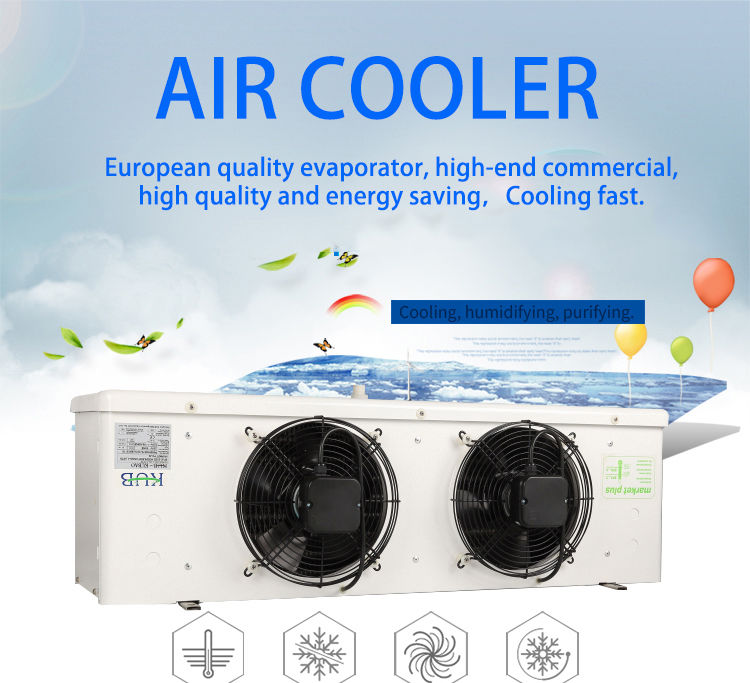 Évaporateur de refroidisseur d'air rotatif de meilleure qualité pour les tubes de réfrigération des restaurants Évaporateur de moteur de base composant avec compresseur