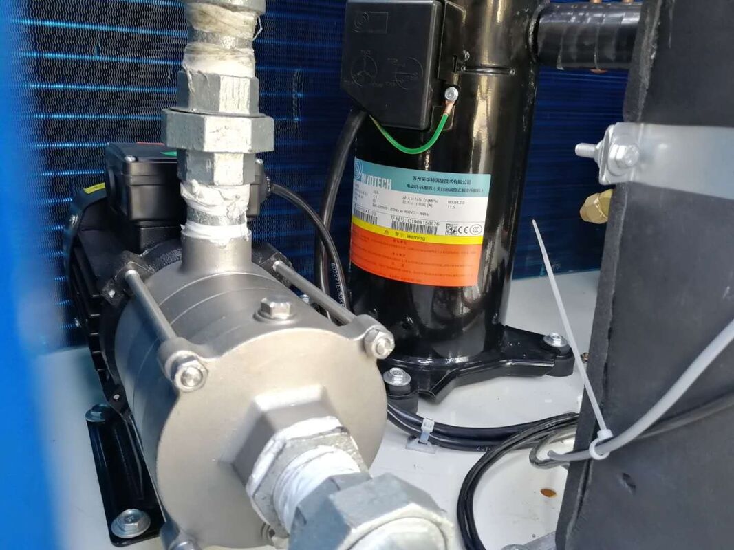 Chiller industriel de 5 chevaux avec compresseur hermétique et chiller refroidi à l'air 380V/3Ph/50Hz