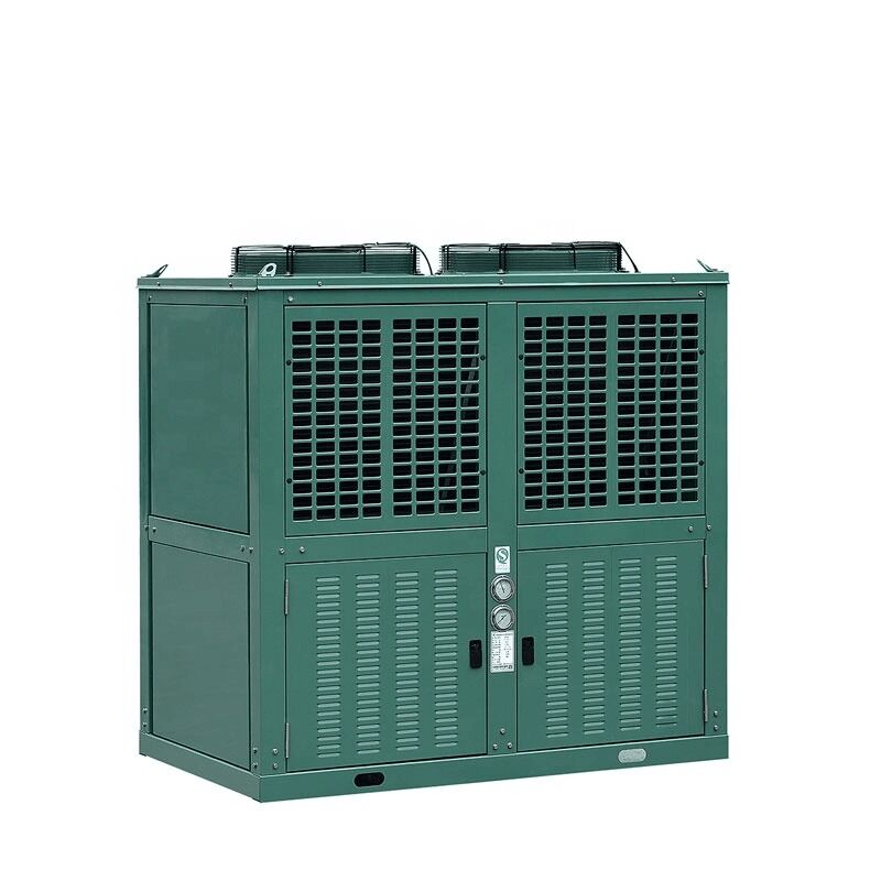 FNVS-100 KUB Pièces de rechange tout neufs Lune Rectangle vertical Condensateur industriel refroidi à l'air Tubes de cuivre Fin d'aluminium 380V