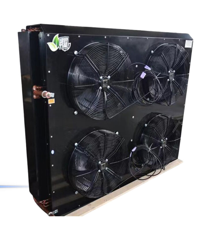 KUB FNH4-120 Mini Condensateur refroidi à l'air 380V Tubes de cuivre Fin d'aluminium Nouvelle unité de réfrigération industrielle Multi-réfrigérateur