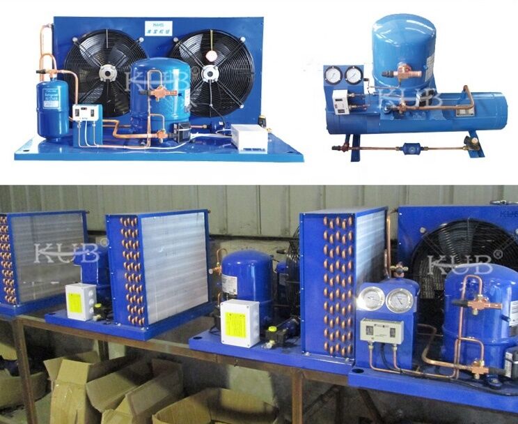 MT64/WN05M Compresseur à piston MT64 5 chevaux Compresseur à refroidissement par eau Unité de condensation Unité de réfrigération