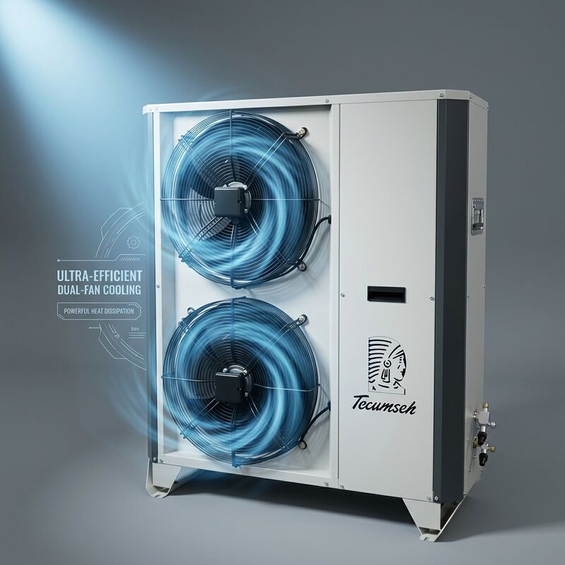 TXV équipé petite unité de condensation 2HP rouleau hermétique R404A Danfoss détendeur précis surchauffe chambre froide