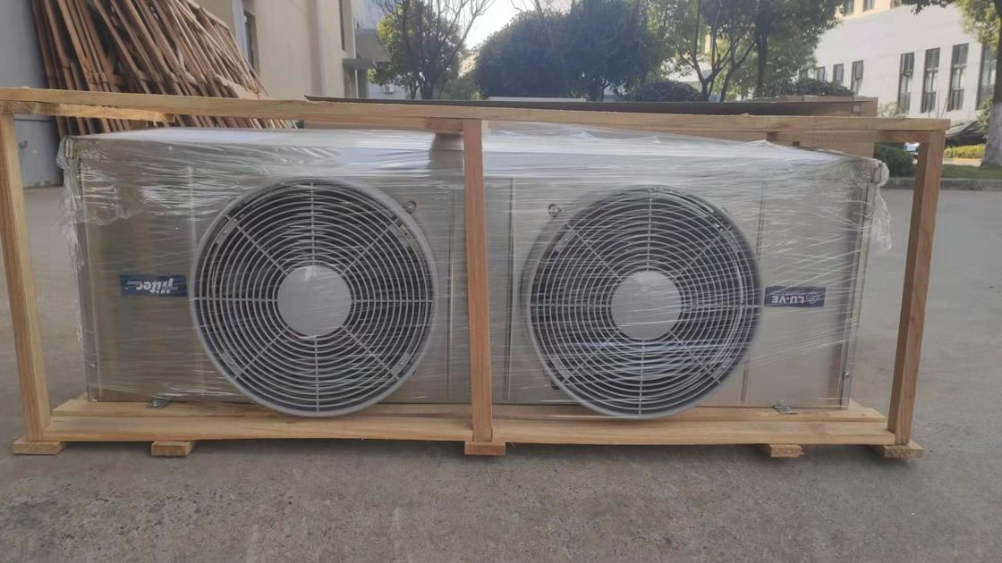 vaporisateur refroidi par air de basse température d'acier inoxydable du vaporisateur S2HC38E65 220V pour l'entreposage au froid de chambre froide