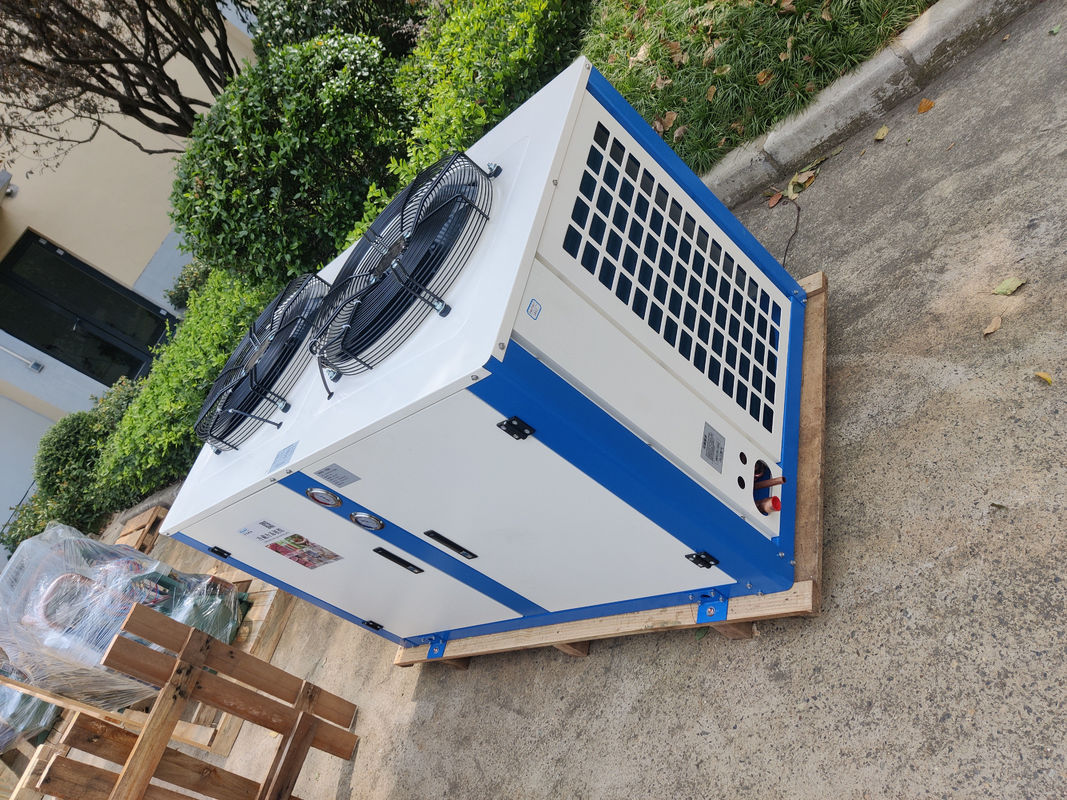 Unité de condensation semi hermétique en forme de boîte de chambre froide pour des restaurants